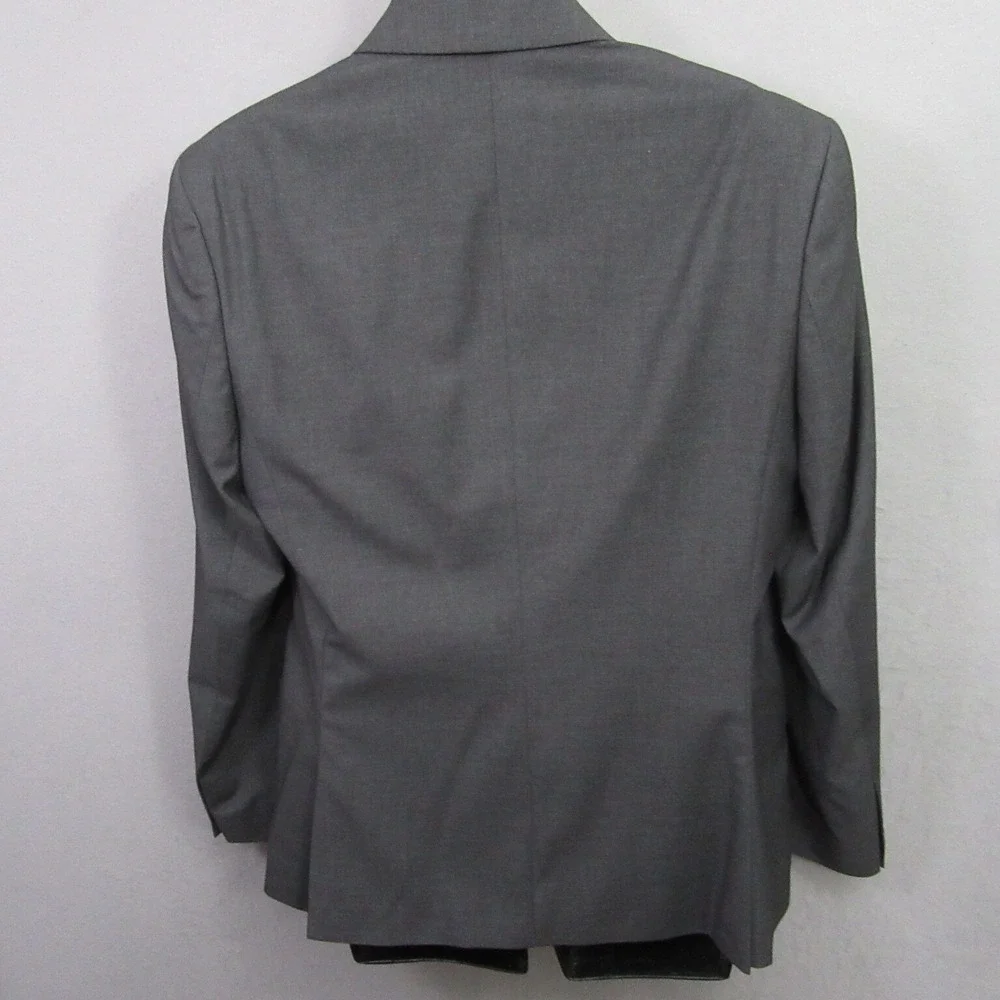ASOS DESIGN Blazer‎ Mens 44 Grey Two Button Notch Lapel Formal Sport Coat